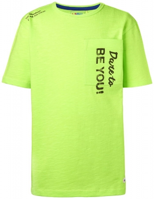 NOP boys T-Shirt Lyons light yellow