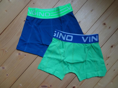 Vingino 2-pack Boxershorts Solid Pool Blue