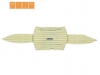 Preview: Mijn Haarband Edith yellow/white plaid