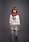 Preview: IKKS Trendy White Ethnique Baggy-Sweathose gris chiné ---nur noch Größe 4a/104---