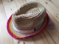 Preview: LeBig sun-/straw hat Neve pearled ivory