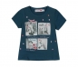 Preview: boboli baby girl "forever paradise" t-shirt indigo