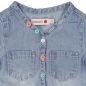 Preview: boboli baby "Palm Spring" short sleeved denim dress lavado bleach