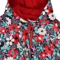 Preview: boboli baby girl hooded raincoat "Red Mountain" flowery print