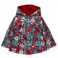 Preview: boboli baby girl hooded raincoat "Red Mountain" flowery print