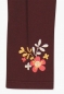 Preview: boboli baby girl leggings "Nordic Nature" bordeaux