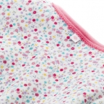 Preview: Petit Bateau girls 2pc velvet nightgown joue/lait