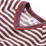 Preview: Petit Bateau boys toweling pyjama quetsch/montelimar