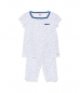 Preview: Petit Bateau girls 2pc shorty/pyjama ecume/major