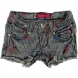 Preview: Blue Rebel girl shorts Mandy stripe flower aop