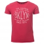 Preview: Blue Rebel spot on t-shirt "BKLNY" signal