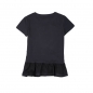 Preview: boboli kids girl "Watercolor Rainbow" T-Shirt Pailetten-Herz antracita