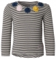 Preview: noppies kids girl stripy rib longsleeve Ankeny dark grey