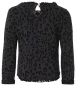 Preview: noppies kids girl sweatshirt Aberdeen aop charcoal melange