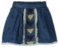 Preview: noppies kids girl woven skirt Alamosa mid blue