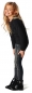 Preview: noppies kids girl schmale Biker-Jeanshose Clarion black