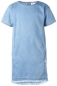 Preview: NOP girls Kurzarm-Jeanskleid Orland blue denim
