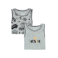 Preview: boboli underwear boys 2pack singlets "Super Hero" grey