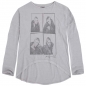 Preview: Andy Warhol by Pepe Jeans Langarmshirt Ciara JR light grey