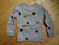 Preview: moodstreet Sweater AOP Dots grey melee