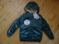 Preview: moodstreet Winter Bomberjacke mit Kapuze und Fellchen green