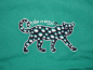 Preview: Jill Chilla "take it easy" Panther Sweatshirt green