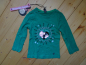 Preview: Jill Coco Langarmshirt "1 Moment Please!" green