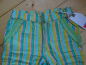 Preview: NOP girls gestreifte Culotte Bluefield pacific