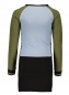 Preview: Like FLO colorblock sweatdress blue melee