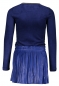 Preview: Like FLO suede longsleeved sweatdress cobalt