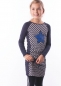 Preview: Like FLO longsleeved jerseydress "star" navy