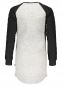 Preview: Like FLO stepped dress with mesh sleeves grey melee
