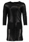 Preview: Like FLO longsleeved fake leather dress black