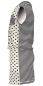 Preview: Like FLO Muster-/Materialmix Kurzarmkleid  dot