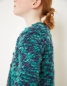 Preview: Oilily woolen cardigan Kurly sheep knit green