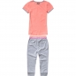 Preview: Vingino high summer 2pc pyjama/sleepwear Wiesje neon peach