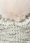 Preview: IKKS city black knitted hat blanc cassé