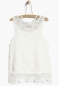 Preview: WAY by IKKS Malibu 2in1 top blanc cassé