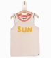 Preview: IKKS city couleur sleeveless 2in1 top rose pale