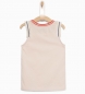 Preview: IKKS city couleur sleeveless 2in1 top rose pale