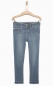 Preview: IKKS city couleur fringed denim pants faded blue