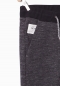 Preview: IKKS garcon city black herringbone sweatpants gris anthracite