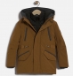 Preview: IKKS garcon city black 2in1 parka with quilted gilet camel
