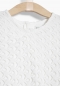 Preview: IKKS white label Lagenlook Kleid blanc optique