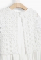 Preview: IKKS white label Lagenlook Kleid blanc optique