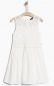 Preview: IKKS white label ärmelloses Traumkleid blanc optique