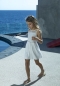 Preview: IKKS white label ärmelloses Traumkleid blanc optique
