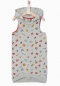 Preview: IKKS actua emoji® sleeveless hooded dress gris chiné imprimé