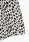 Preview: IKKS city white Volant-Kleid blanc cassé imprimé