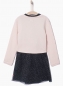 Preview: IKKS cargo 2in1 Kleid rose poudré/navy imprime